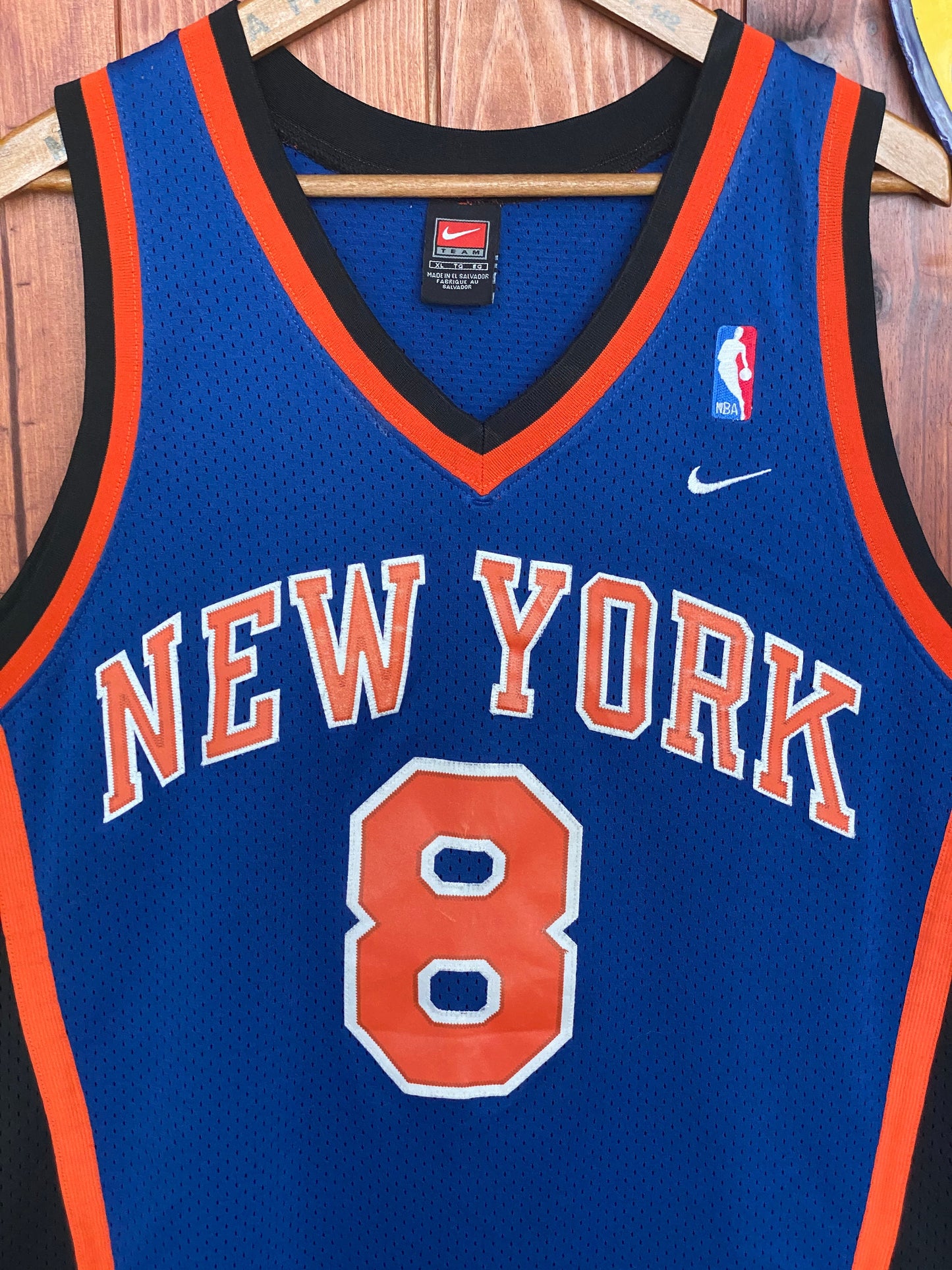 Size XL. Vintage New York NBA jersey, Player Sprewell #08 Made by Nike