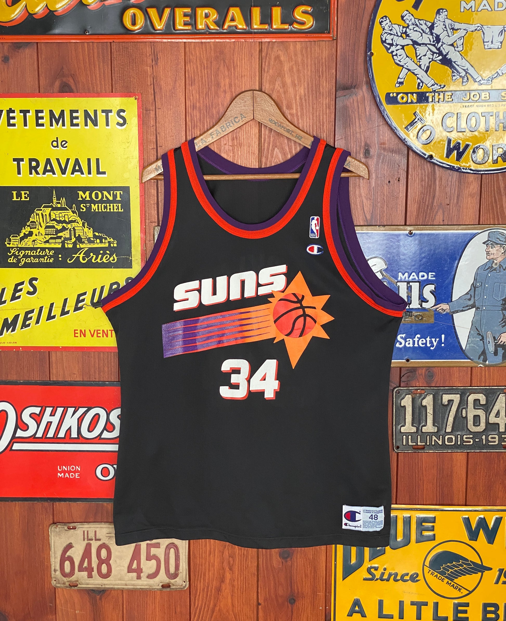 Vintage Suns NBA Jersey - #34 Barkley - Made by Champion - Size 44