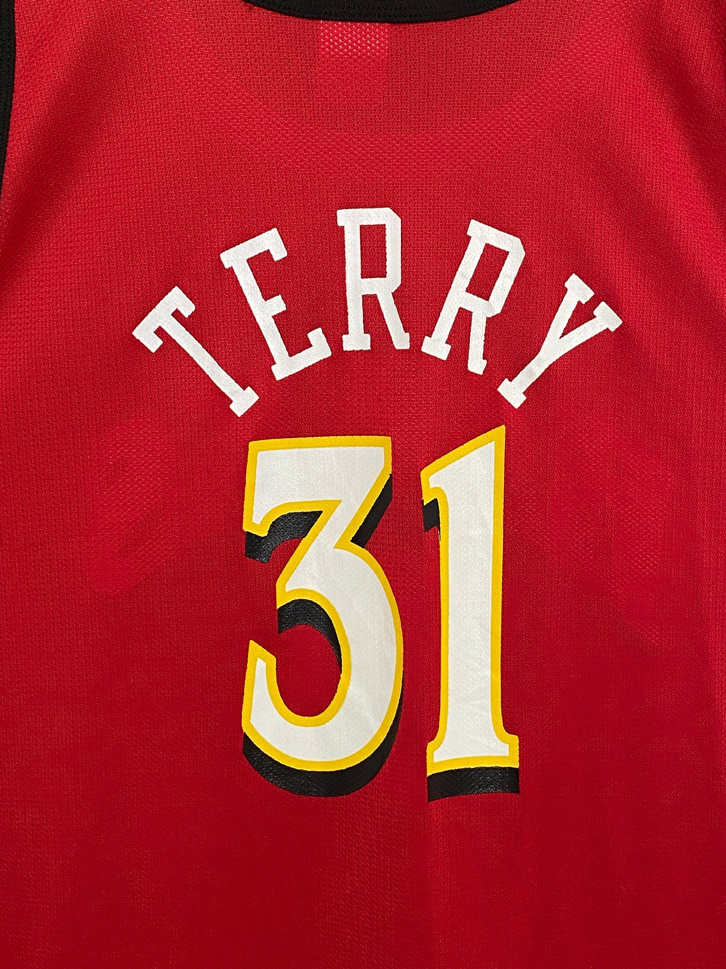 Size 52. Vintage 90s Hawks NBA jersey, Player Terry #31 Made by Champion