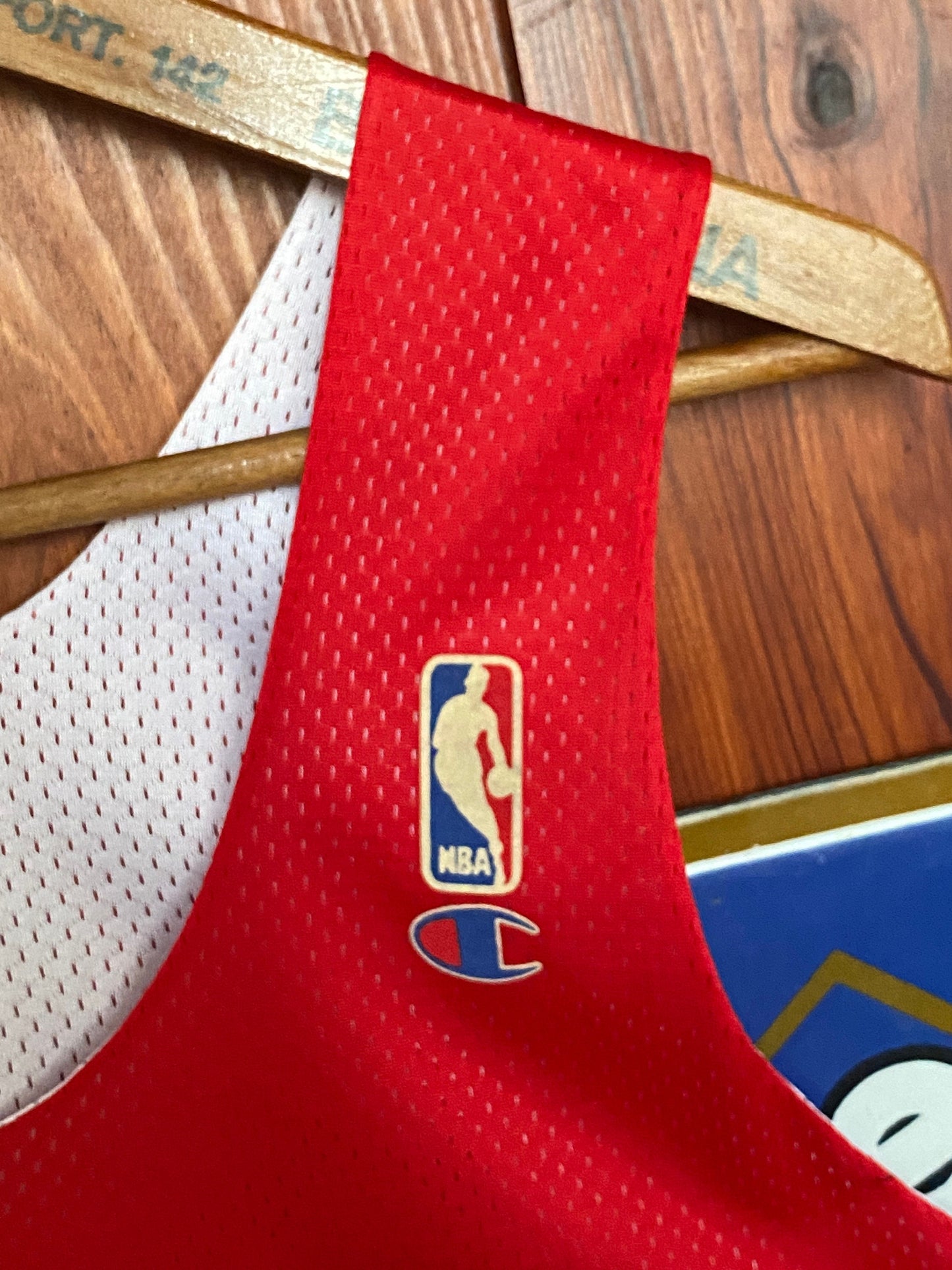 Size Large. Vintage 90s Bulls NBA jersey, Player Jordan #23 Made by Champion