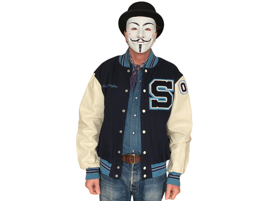 Size Med. Vintage varsity style jacket Made in Canada