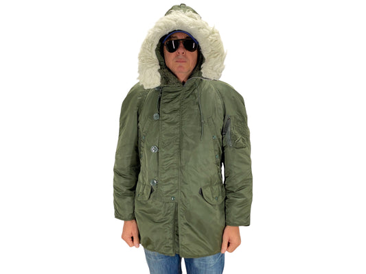 Med .Alpha Industries N2B flyer jacket Made in USA