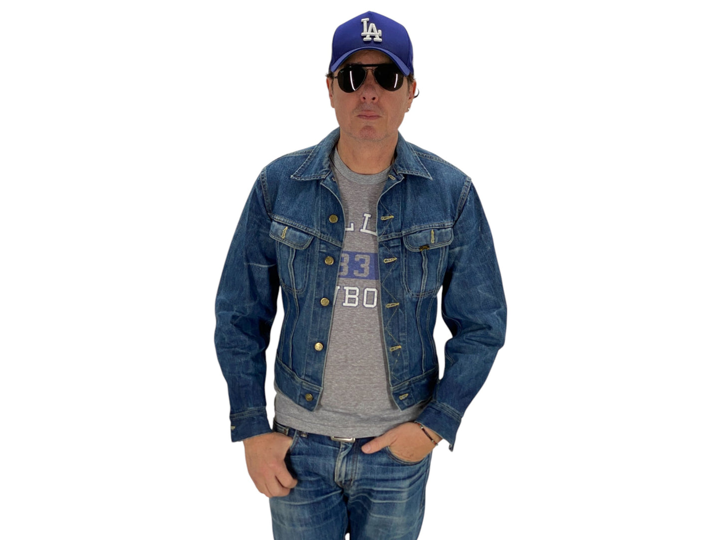 Size 38US / 48EU. Vintage 70s Lee Union Made Denim Shirt – 2 Pockets – Made in USA