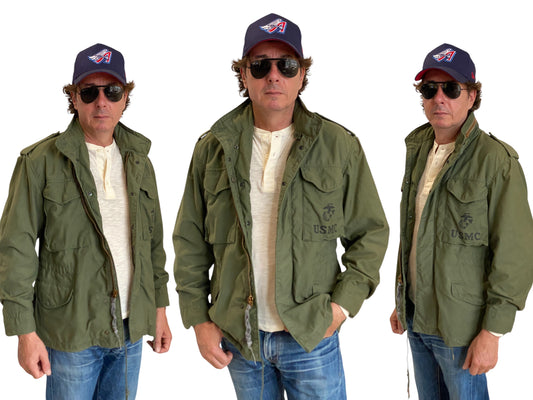 X Small Reg. Authentic USMC 1981 US M-65 field jacket Military