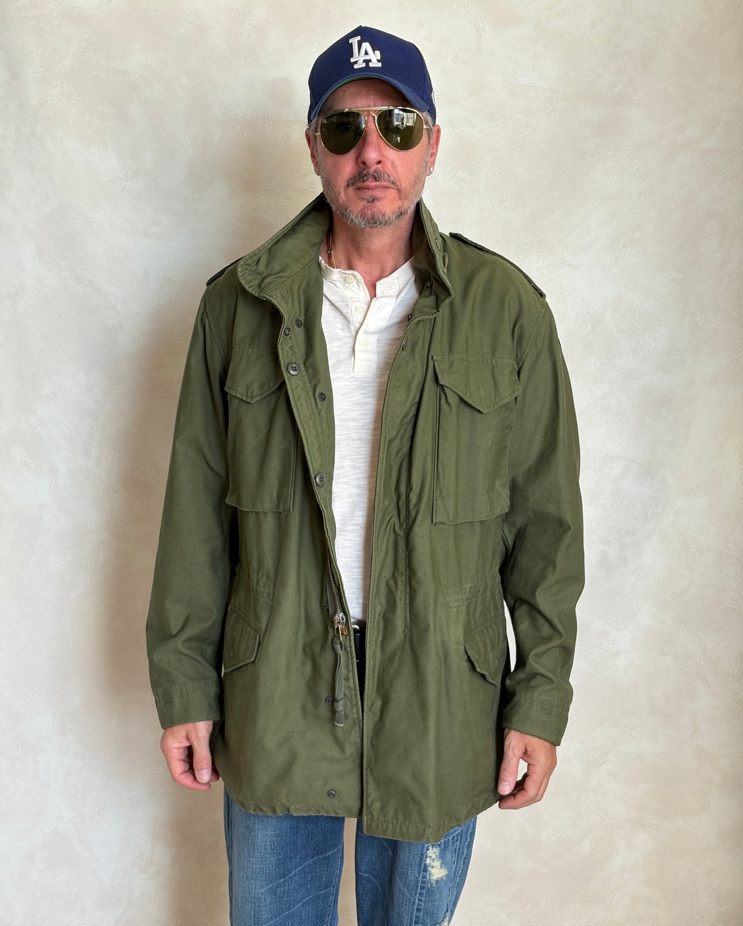 Med Long. Authentic US Army M-65 Field Jacket – Original Military Issue