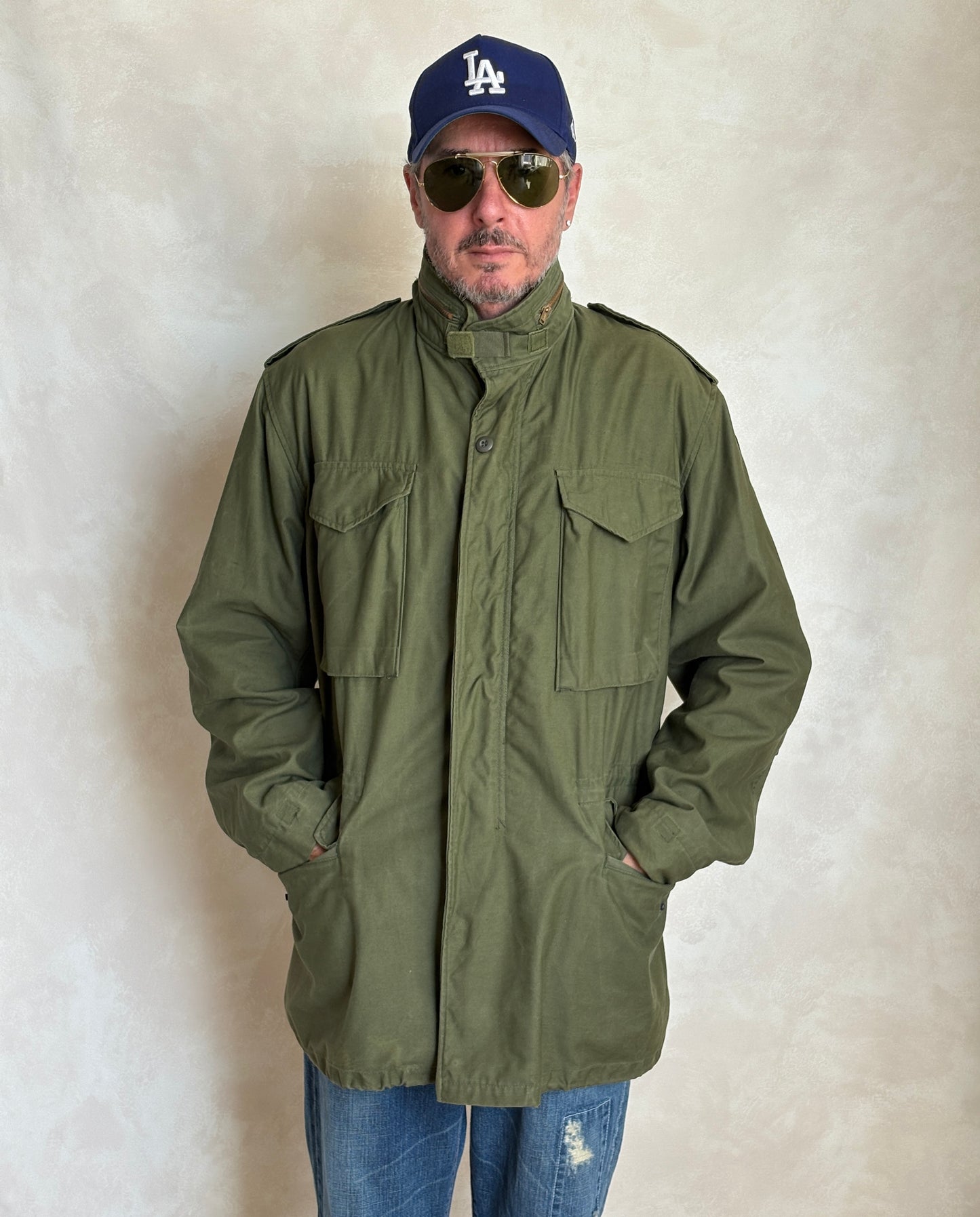Med Long. Authentic US Army M-65 Field Jacket – Original Military Issue