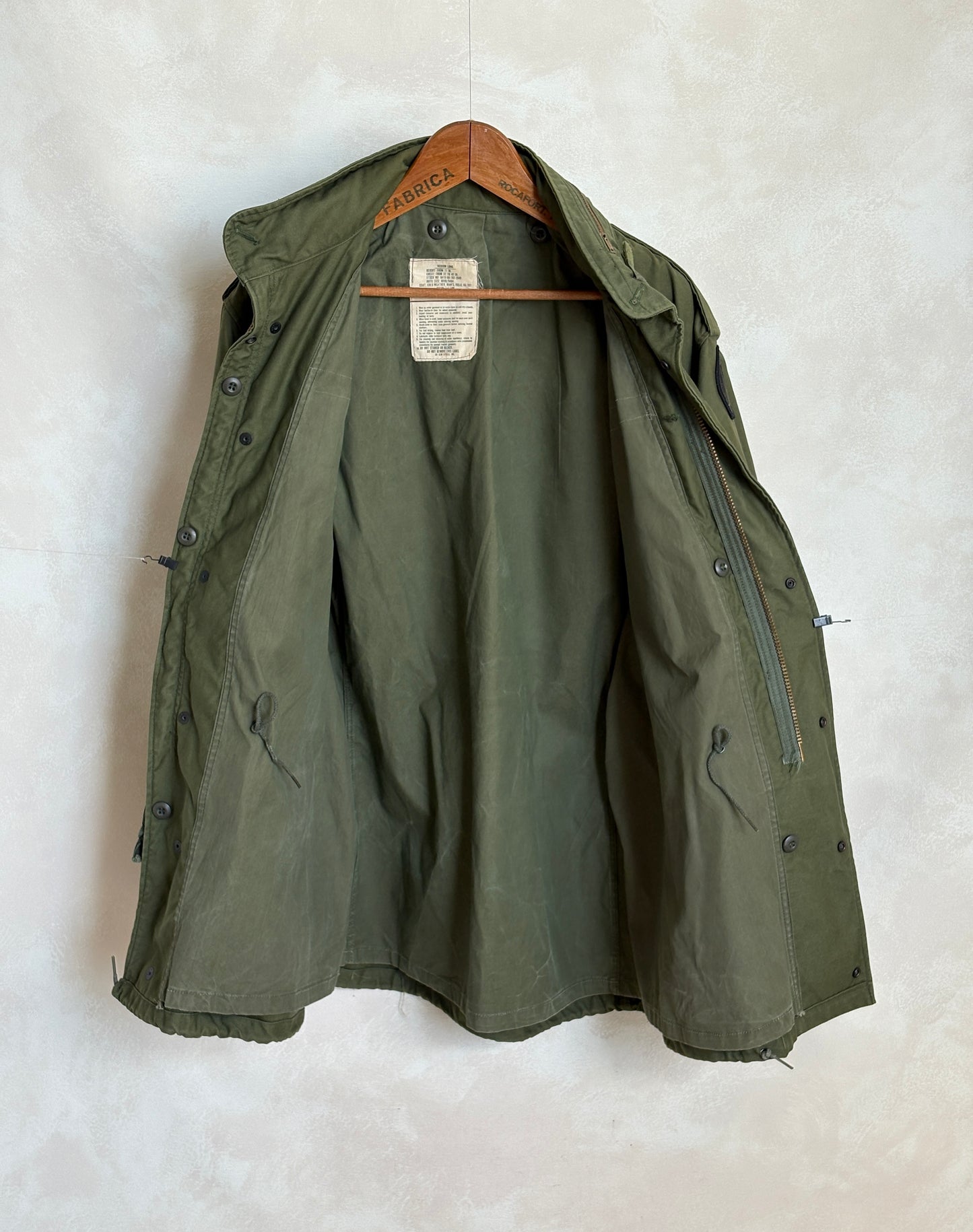 Med Long. Authentic US Army M-65 Field Jacket – Original Military Issue
