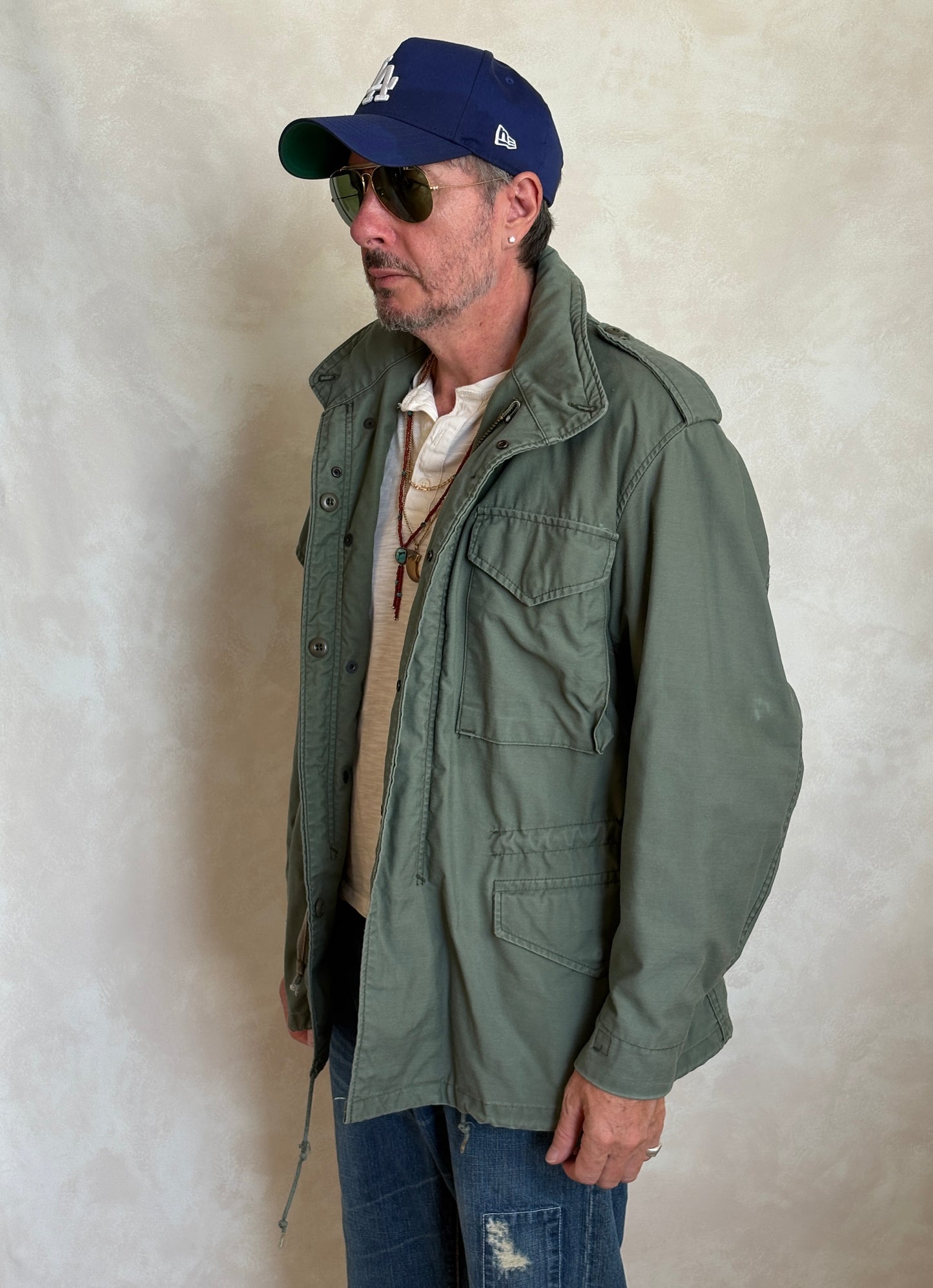Medium Reg. Alpha Industries M-65 field jacket Military style (Made for civilians )