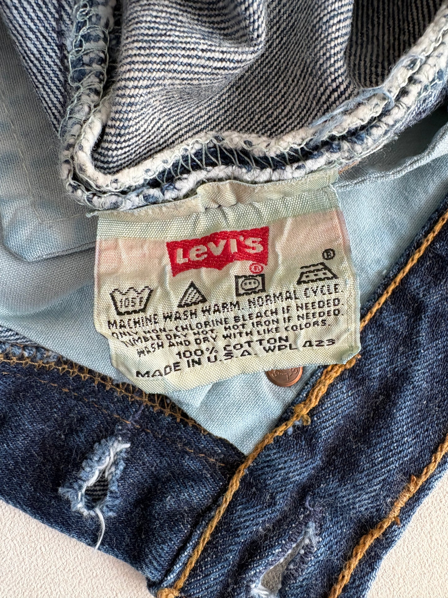 27X34 Levi's 501 Vintage Denim Jeans Made in USA