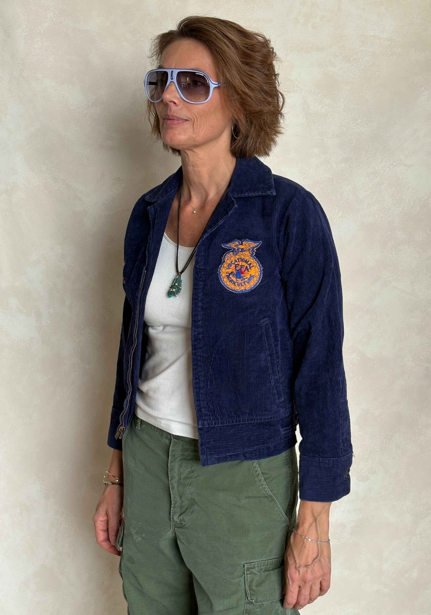 Size 32US / 42EU. 70s Vintage Texas Future farmer of America  jacket.Made in USA