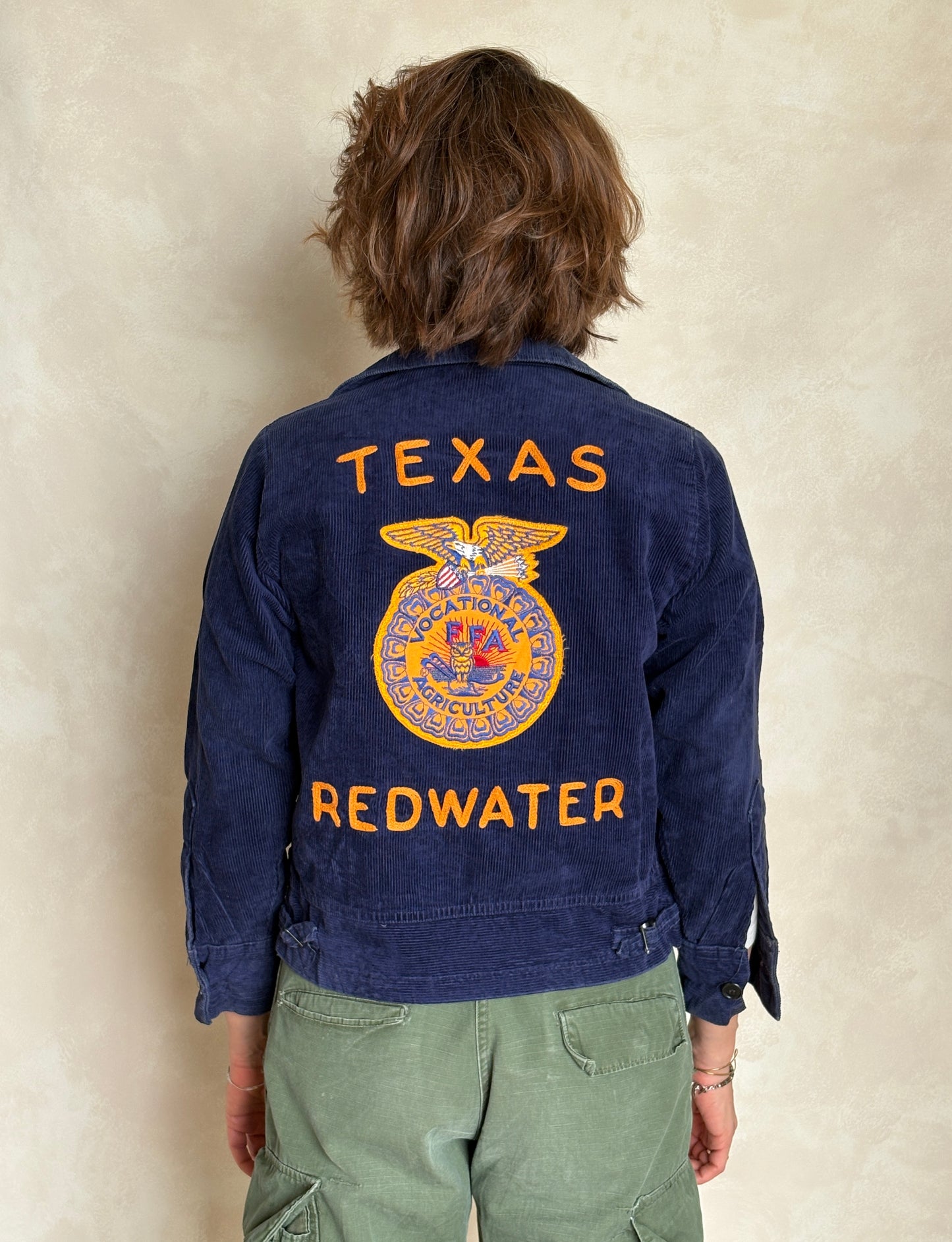 Size 32US / 42EU. 70s Vintage Texas Future farmer of America  jacket.Made in USA