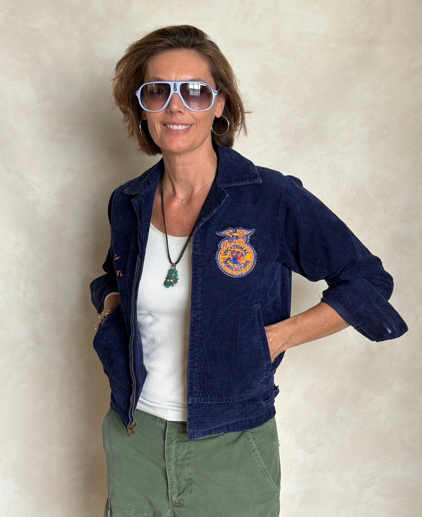 Size 32US / 42EU. 70s Vintage Texas Future farmer of America  jacket.Made in USA