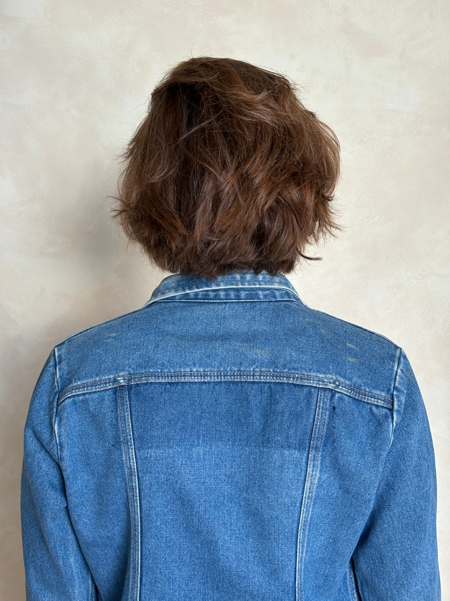 Size 18 . Vintage 70s Wrangler Denim Jacket – 4 Pockets – Made in USA