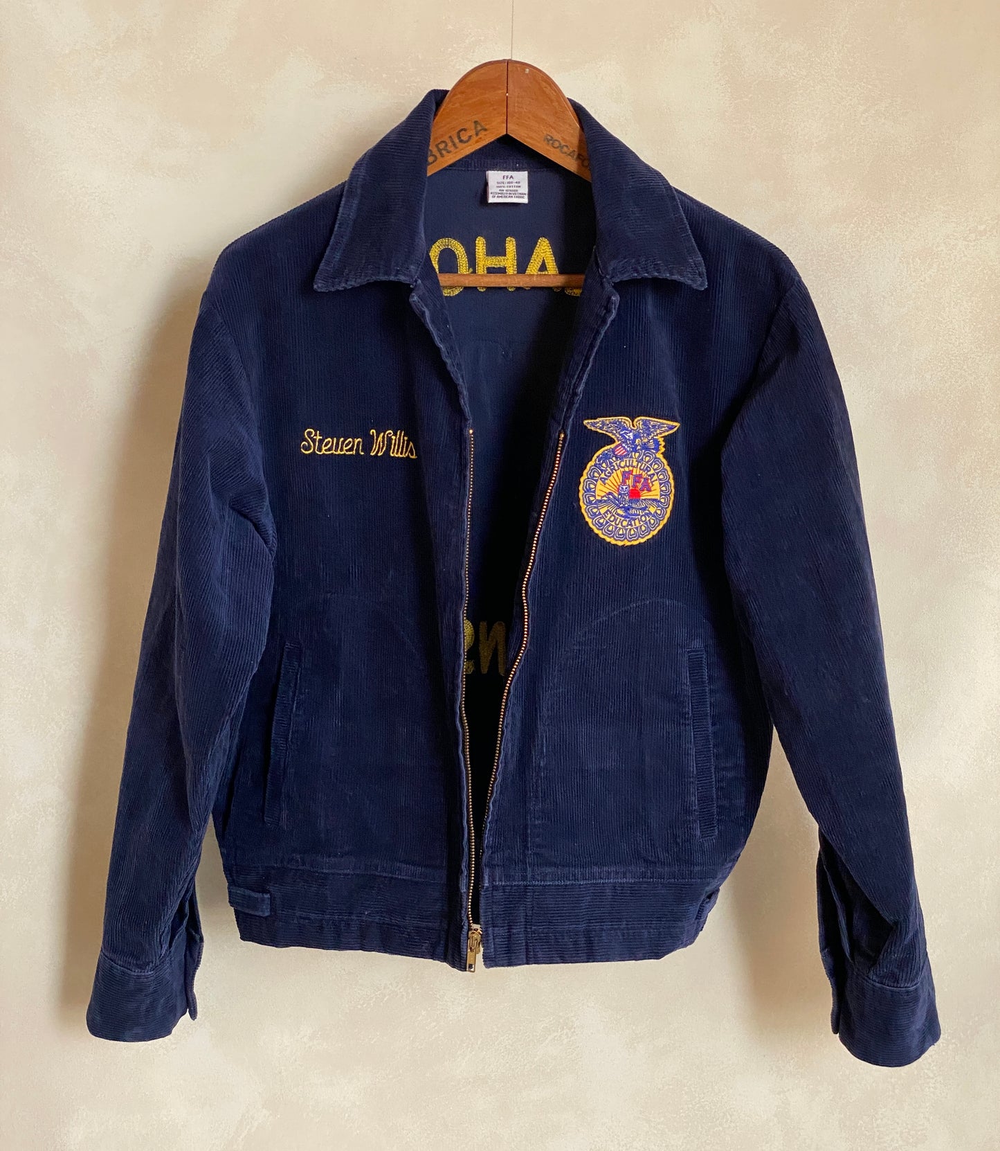 Size 40US / 50EU. Vintage Oklahoma Future farmer of America jacket. FFA