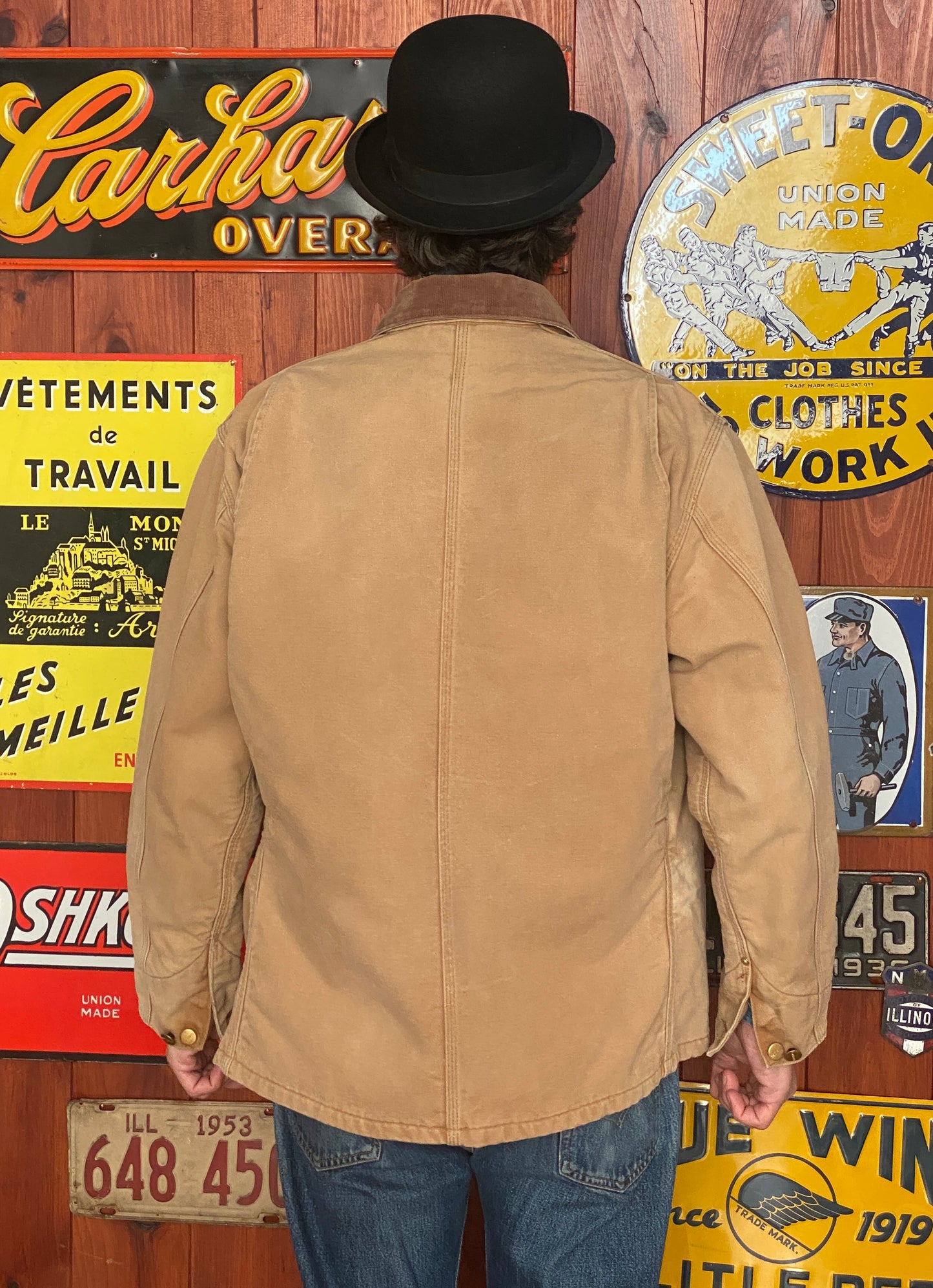 Size 44 US( 54EU ) Carhartt Blanket lined jacket MADE in USA