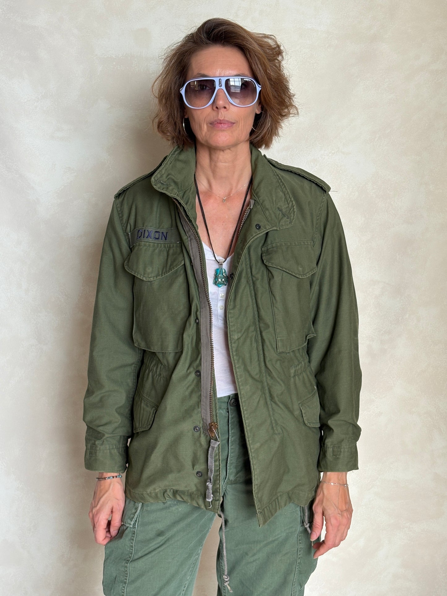 X Small Short. Authentic 1982 US Army M-65 field jacket Military