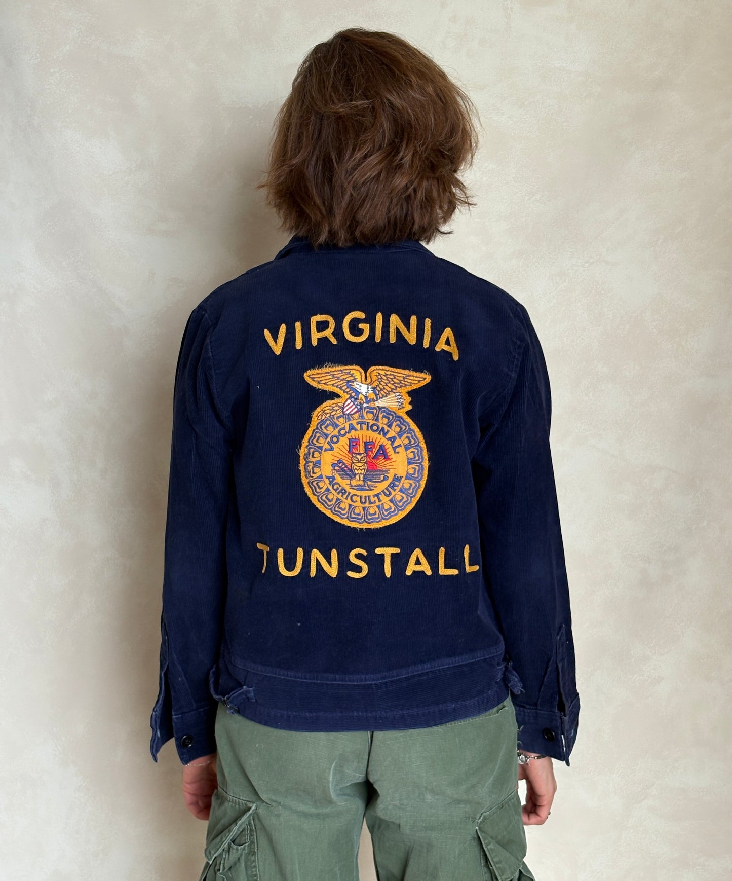Size 38US / 48EU. Vintage Virginia Future farmer of America  jacket. Made in USA
