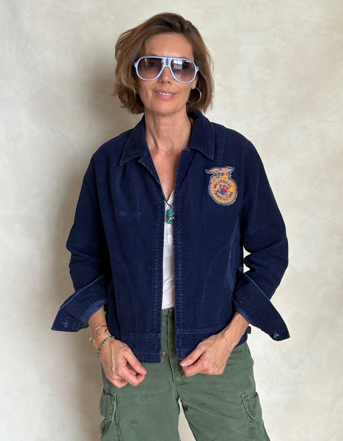 Size 38US / 48EU. Vintage Virginia Future farmer of America  jacket. Made in USA
