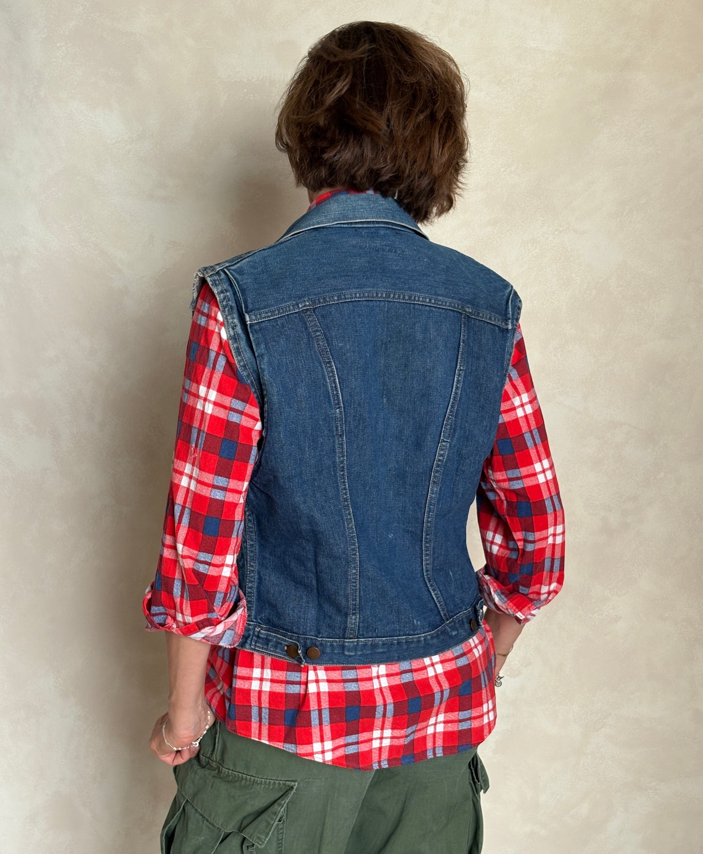 Size 38US / 48EU . 1960s Vintage Wrangler 24MJZ Denim Jacket – Made in USA