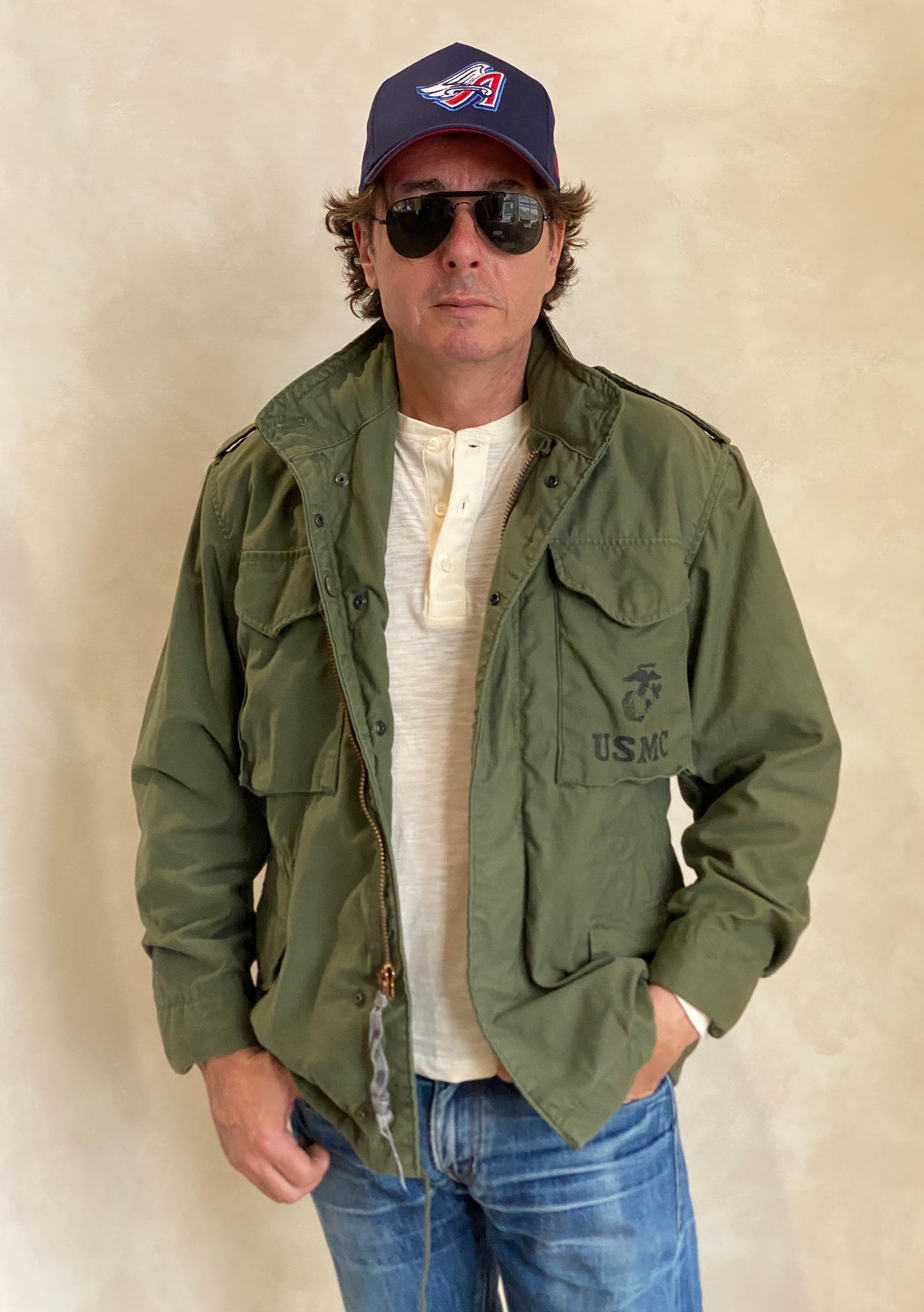 X Small Reg. Authentic USMC 1981 US M-65 field jacket Military