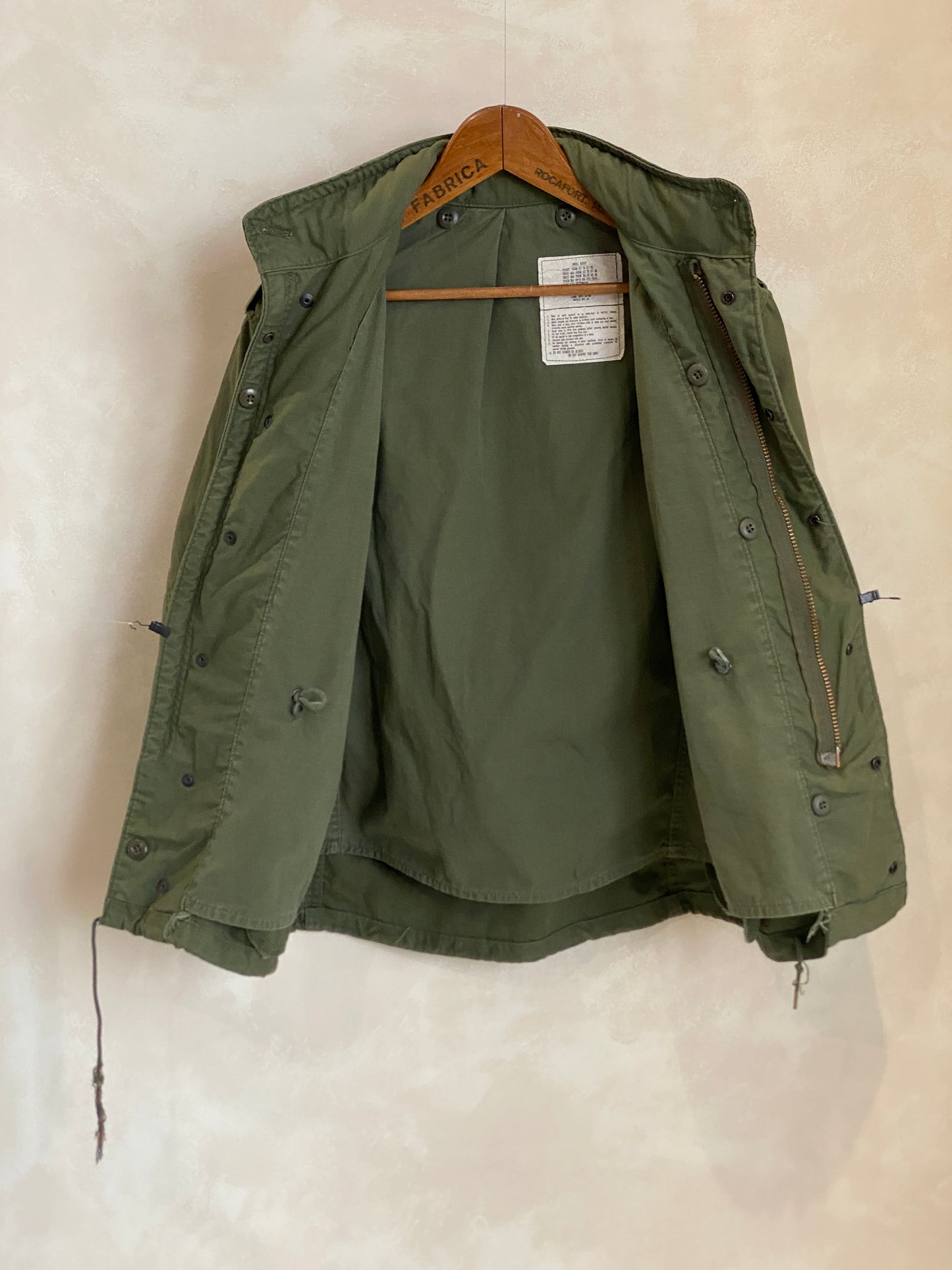 X Small Reg. Authentic USMC 1981 US M-65 field jacket Military