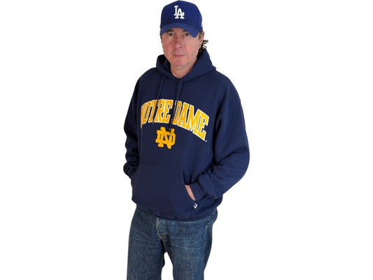 Size L Hooded Notre Dame Made By Russell