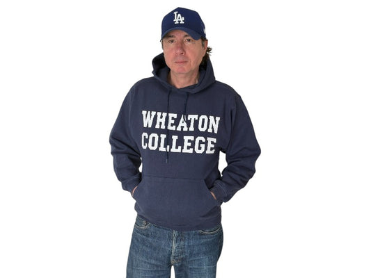 Size S Hooded Wheaton College Made in USA By The Cotton Exchange