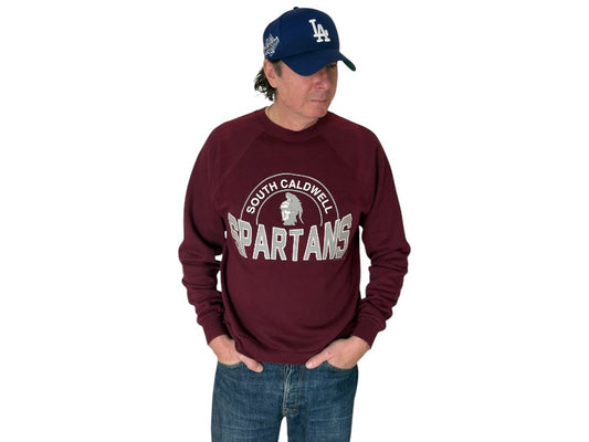 Size L Crew Sweat Spartans Made in USA 1980
