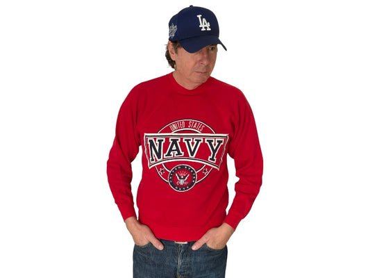 Size M Crew Sweat United States Navy Made in USA
