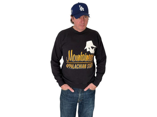 Size L Crew Neck Mountaineers Appalachian Made In USA By Tulex