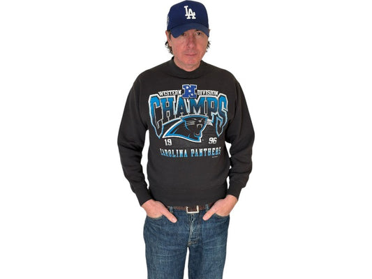 Size M Crew Neck Carolina Panthers Champions 1998 Made By Fruit of the Loom
