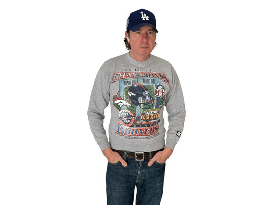 Size Youth Large Super Bowl Broncos Made in USA By Starter