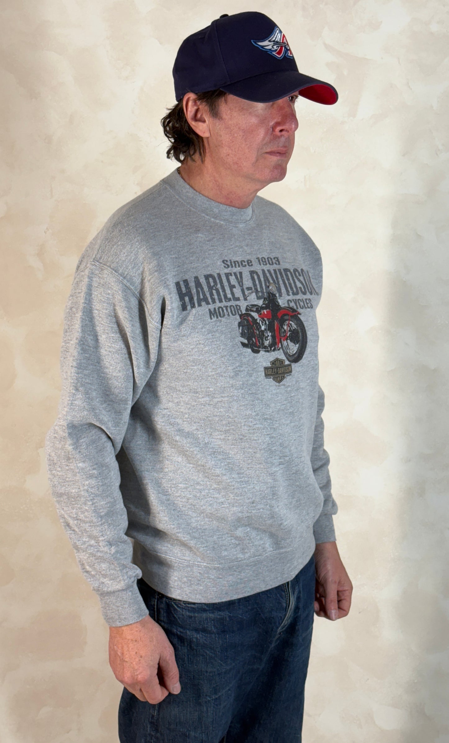Size L Harley Davidson Sweatshirt 2001 Made In USA