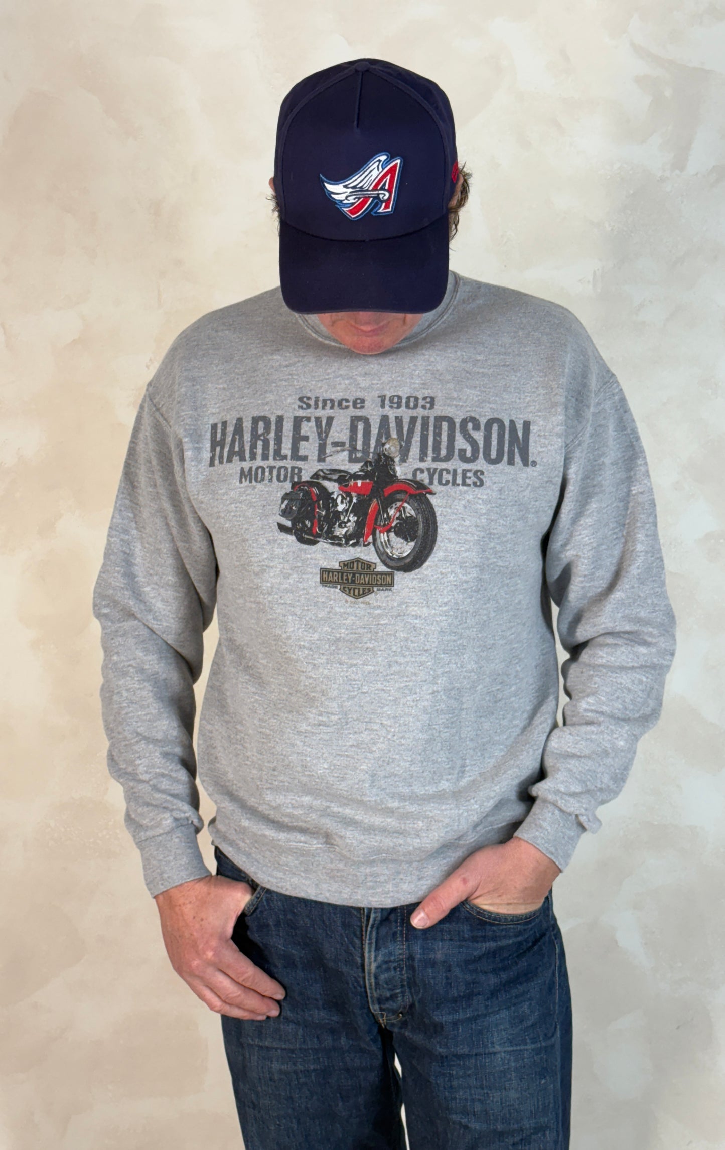 Size L Harley Davidson Sweatshirt 2001 Made In USA