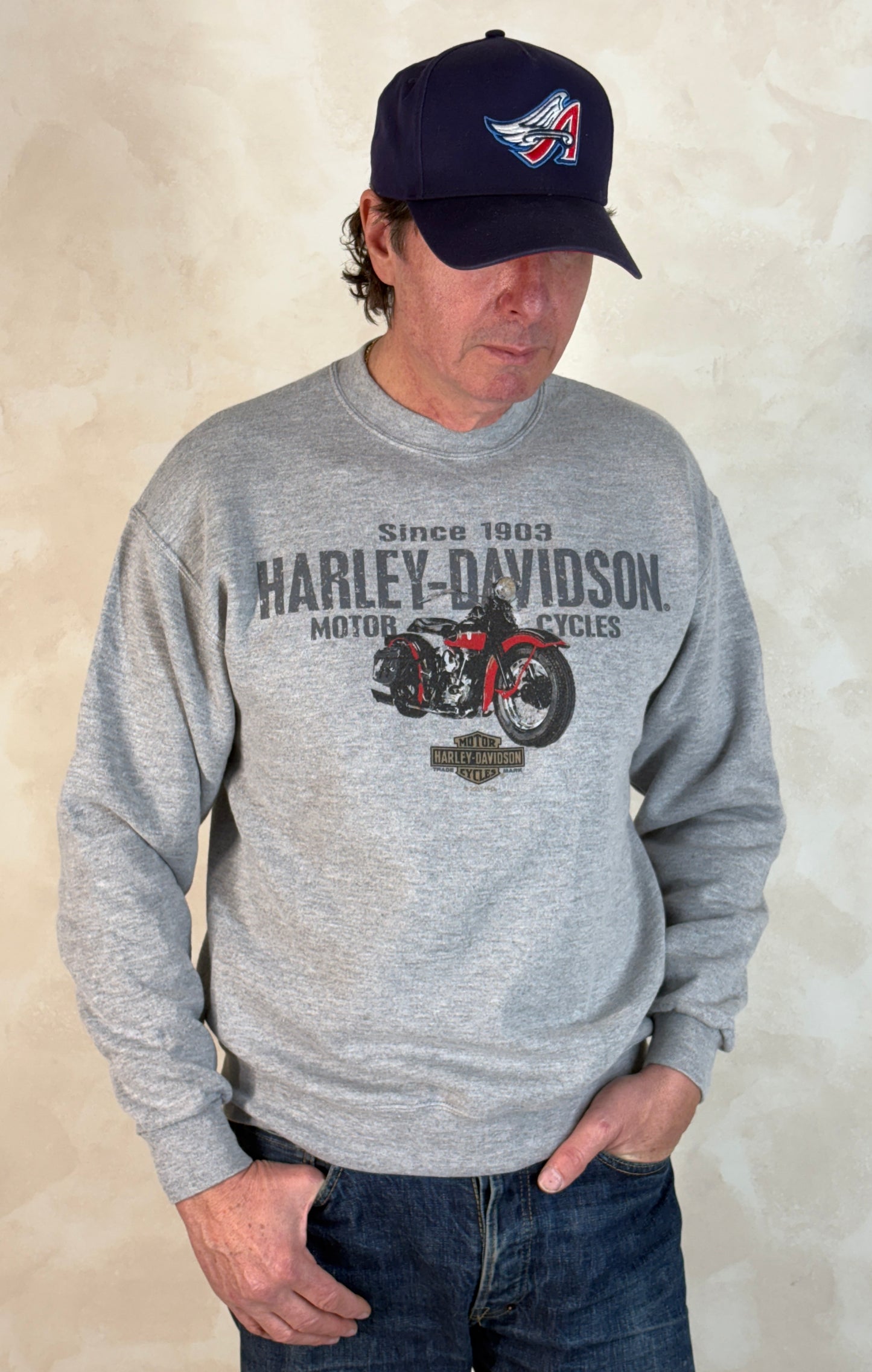 Size L Harley Davidson Sweatshirt 2001 Made In USA