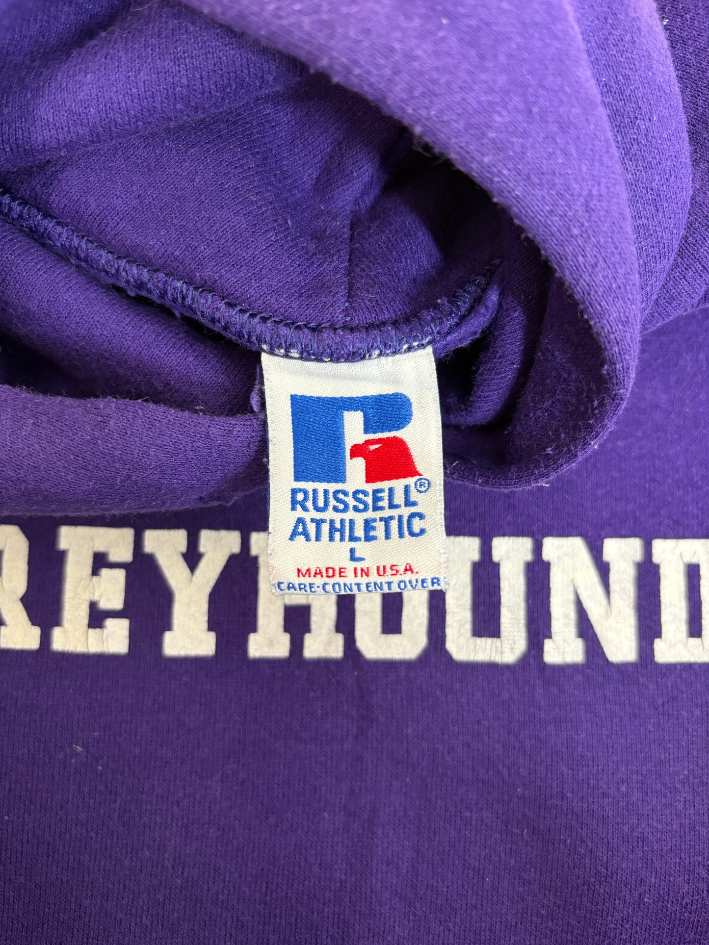 Size L Hooded Russell Made In USA
