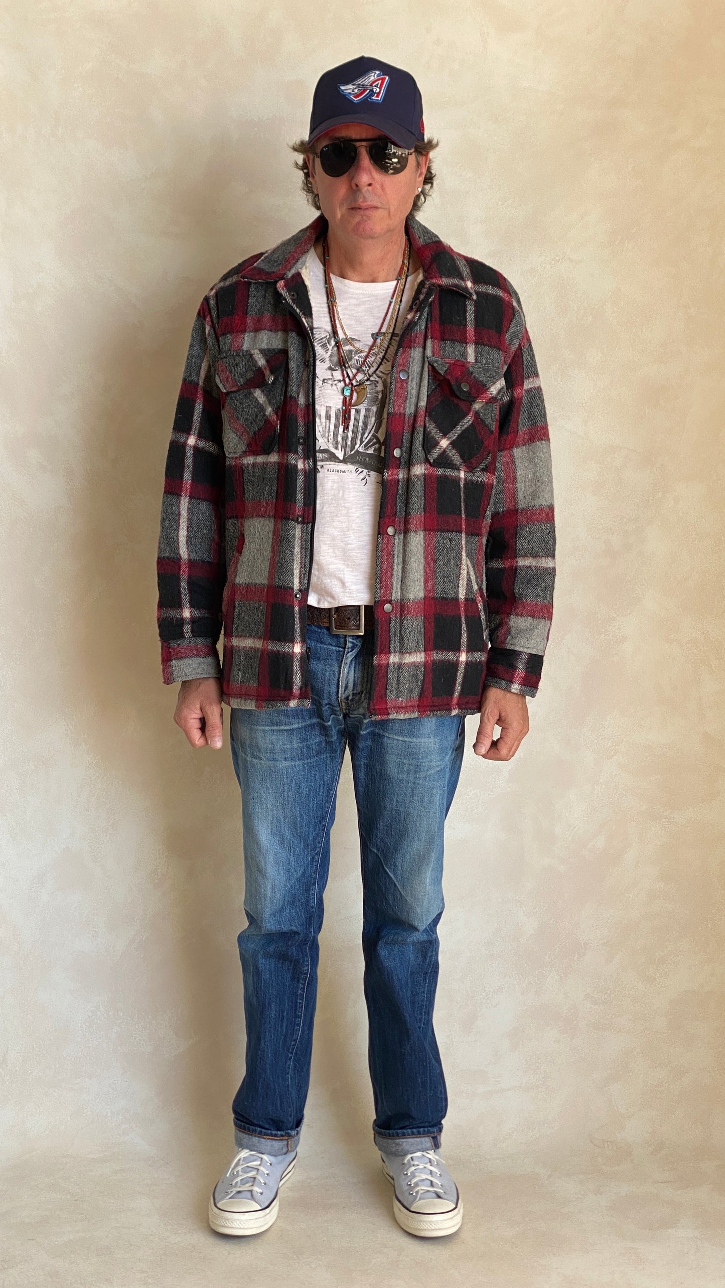 Large. Heavy plaid zipper jacket made by Northern Summit