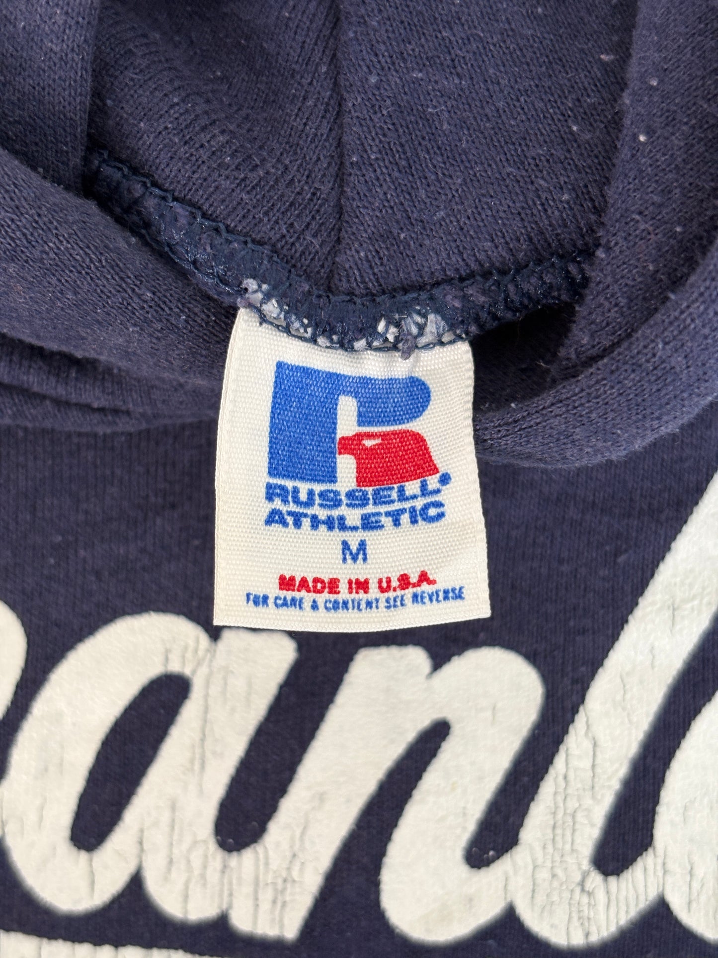 Size M Hooded Made in USA By Russell