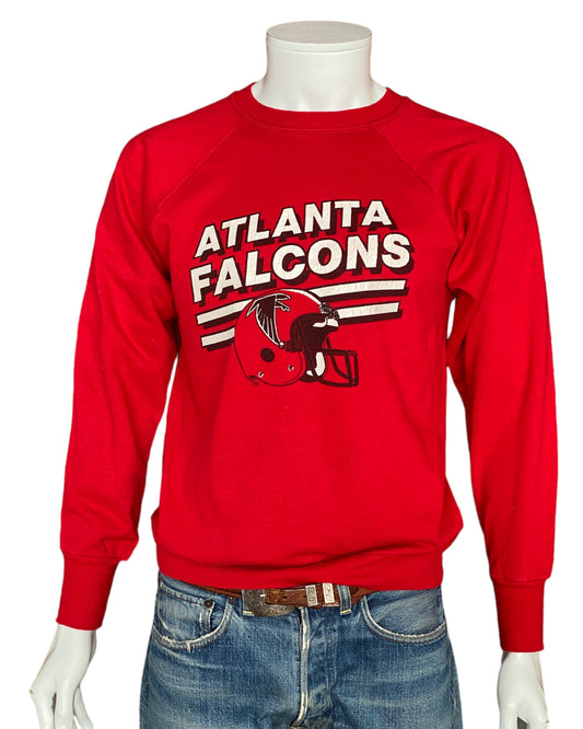 Medium Size Vintage 80s Atlanta Falcons Sweatshirt, Made in USA - Sports Memorabilia