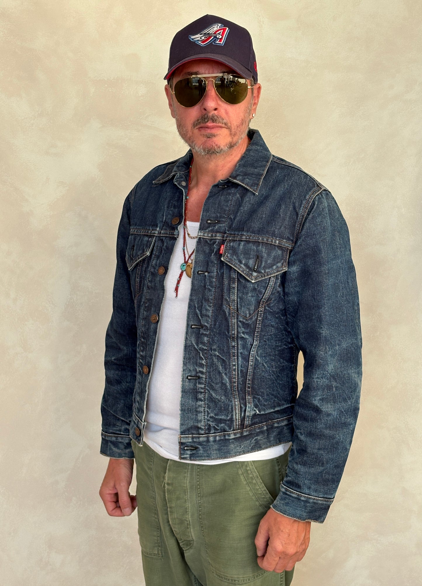 Size 38US / 48EU. Levis 70505 –  Vintage Early 70s 2 pocket Levi’s lined Denim Jacket 70505 – Single Stitch, Made in USA