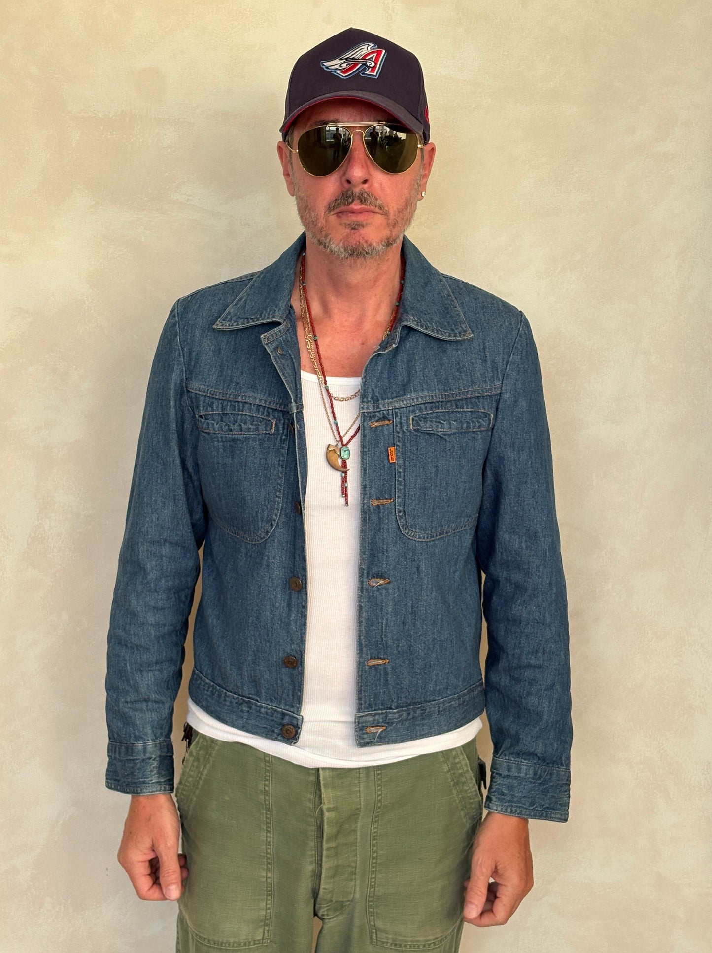 Size Med. Levis Vintage 70s light denim Jacket – Made in USA