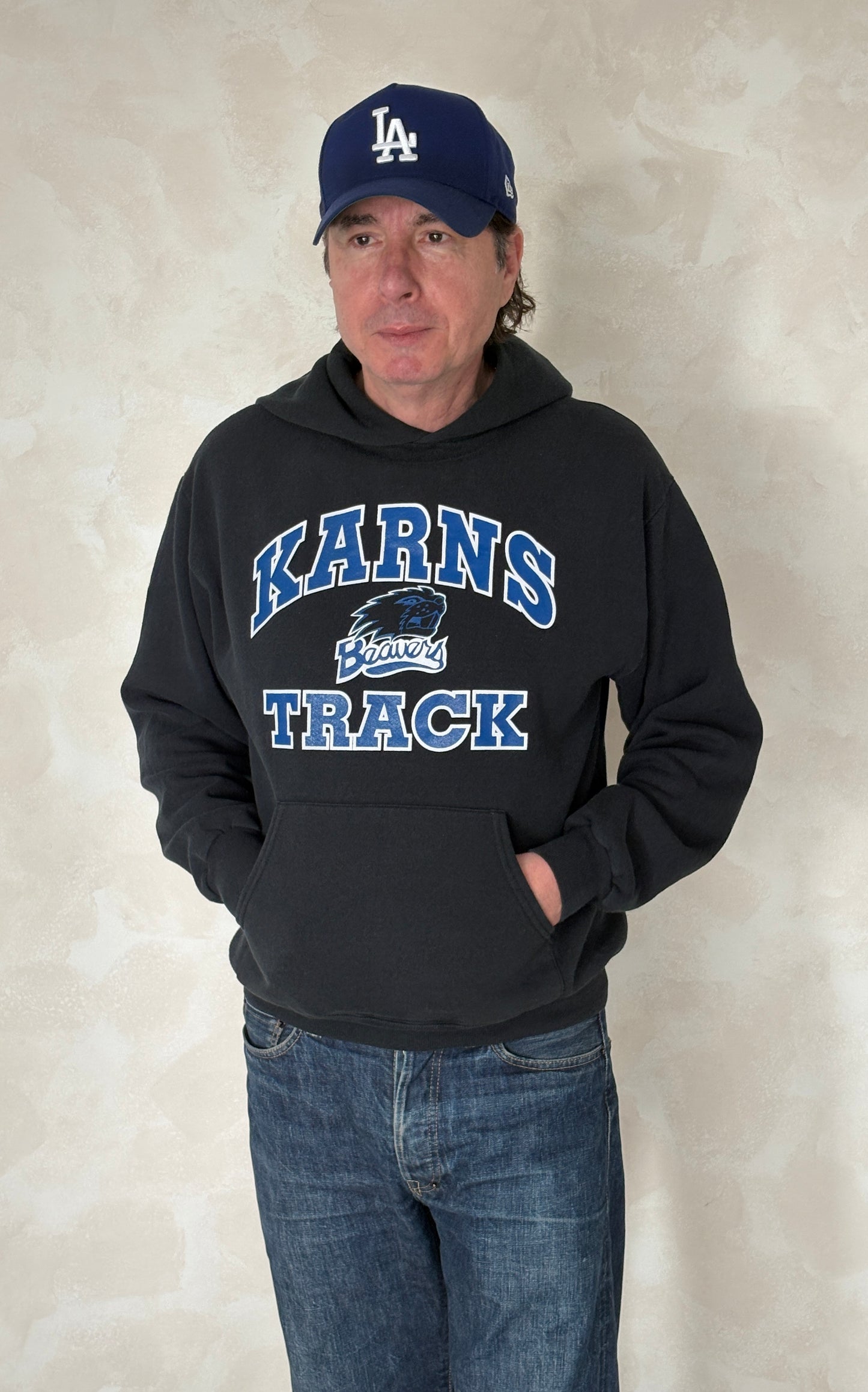 Size M Hooded Karns Track Made By Jerzees