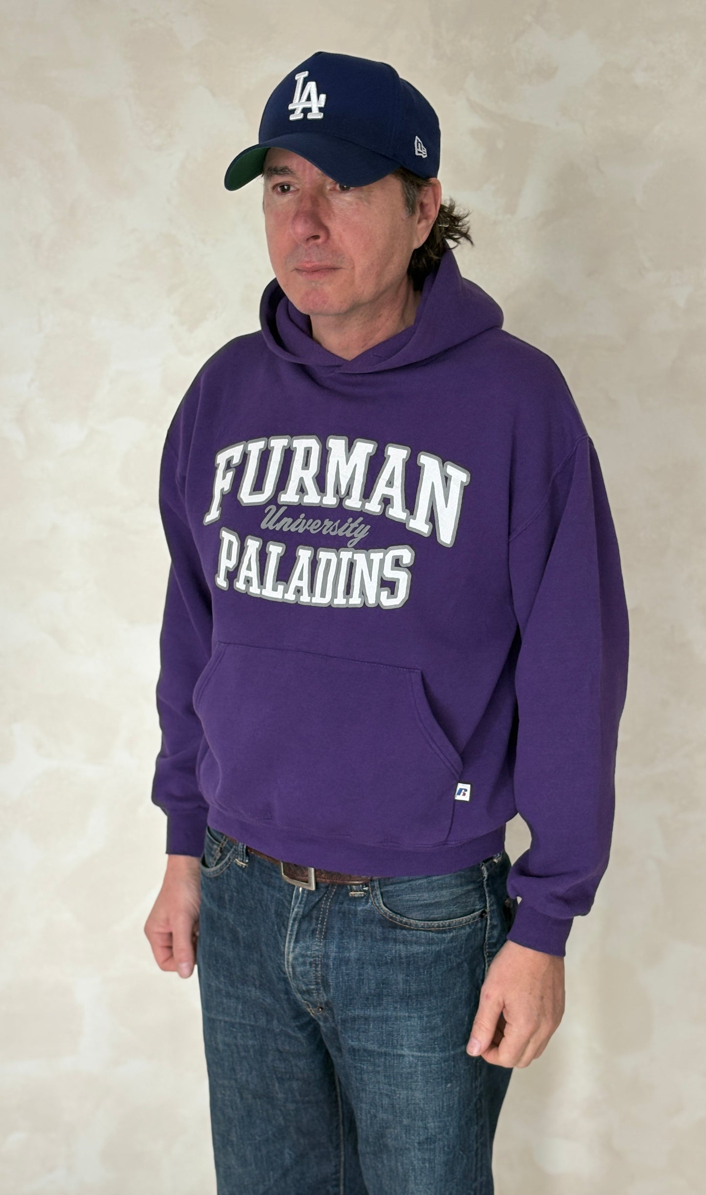 Size M Hooded Furman University Paladins By Russell