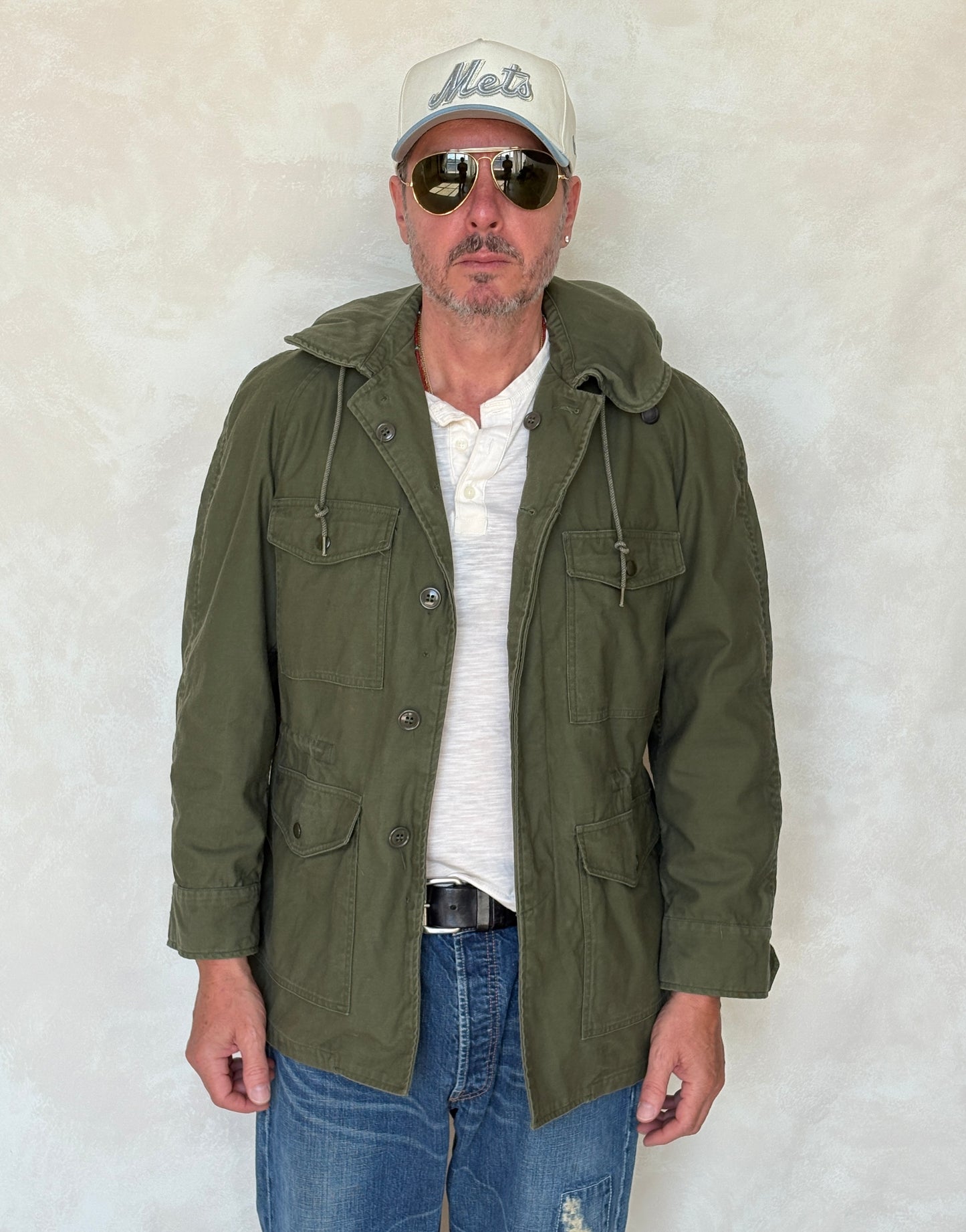 Small Reg. Authentic 1967 OG-107 field jacket Military