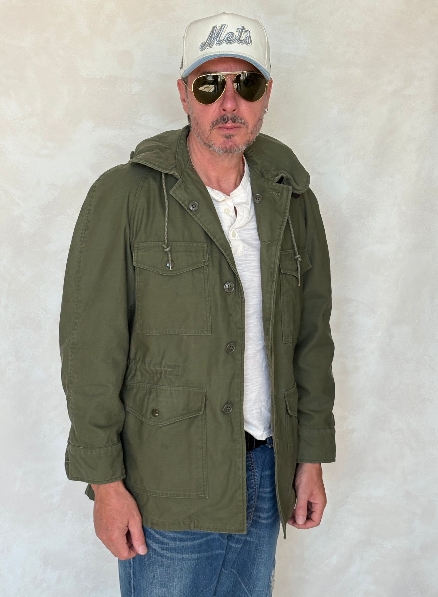 Small Reg. Authentic 1967 OG-107 field jacket Military