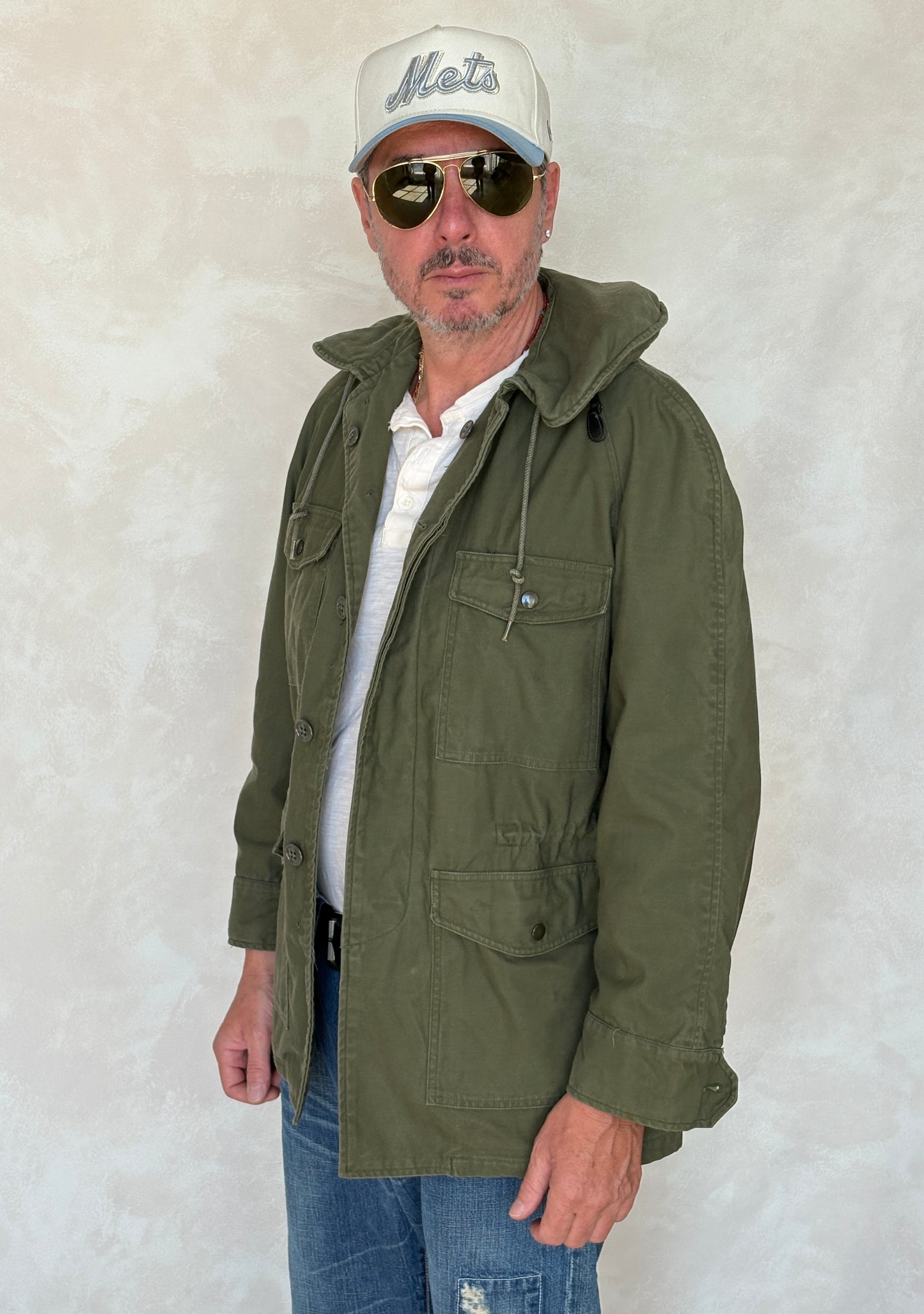 Small Reg. Authentic 1967 OG-107 field jacket Military