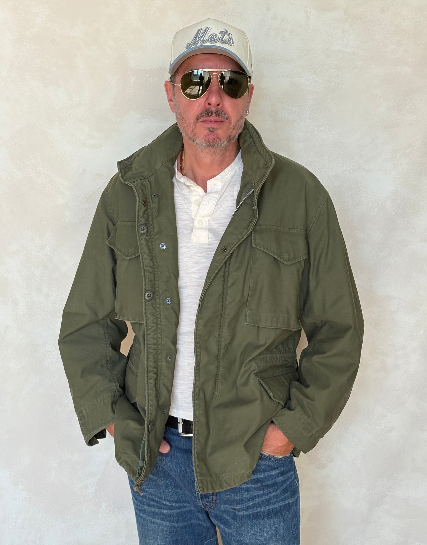 Small Reg. Rare Authentic 1965 first model  US M-65 field jacket Military