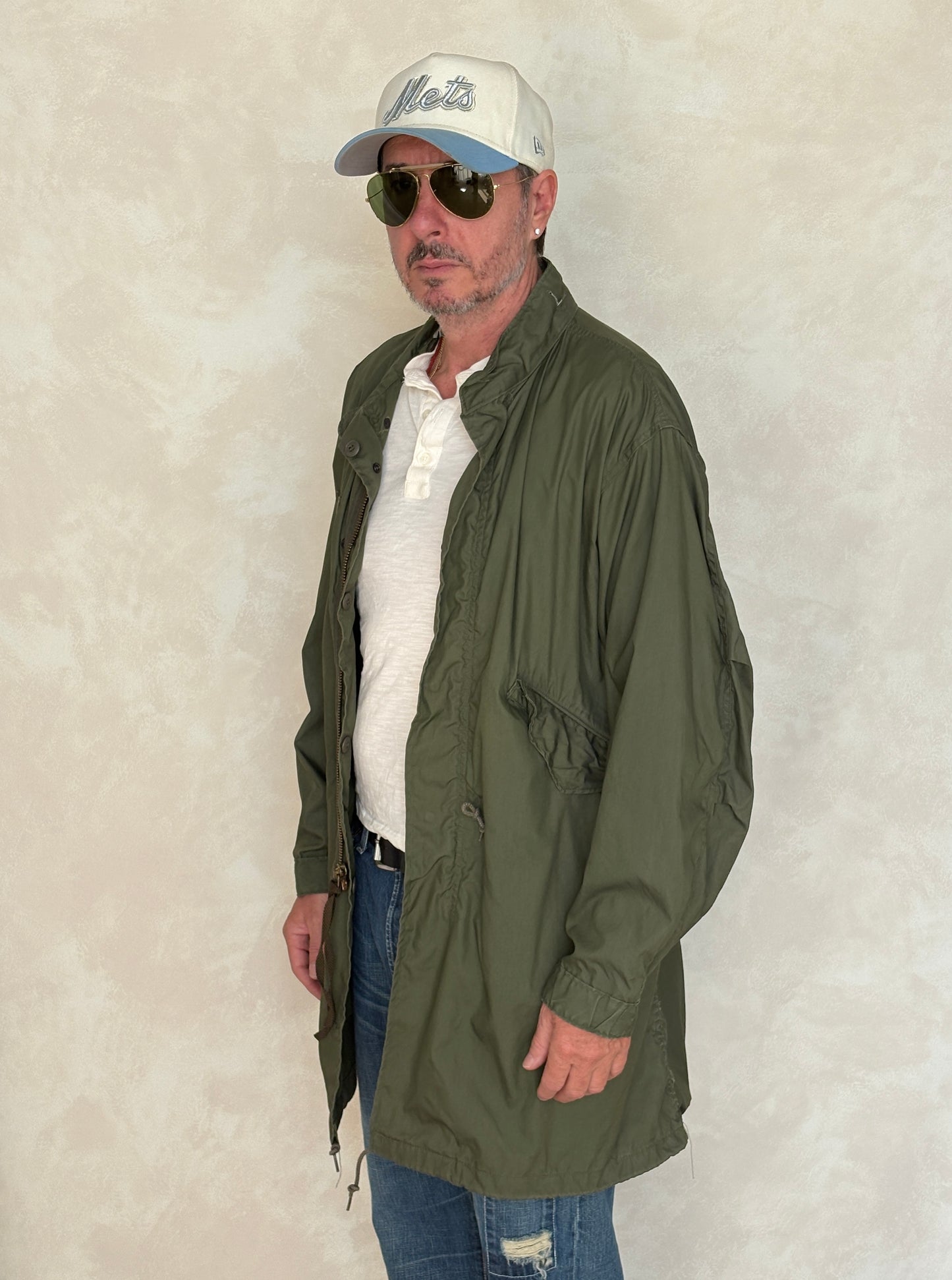 X Small . Authentic 1983 US Army M-65 fish tail parka  – OG-107 – Vintage Military Issue