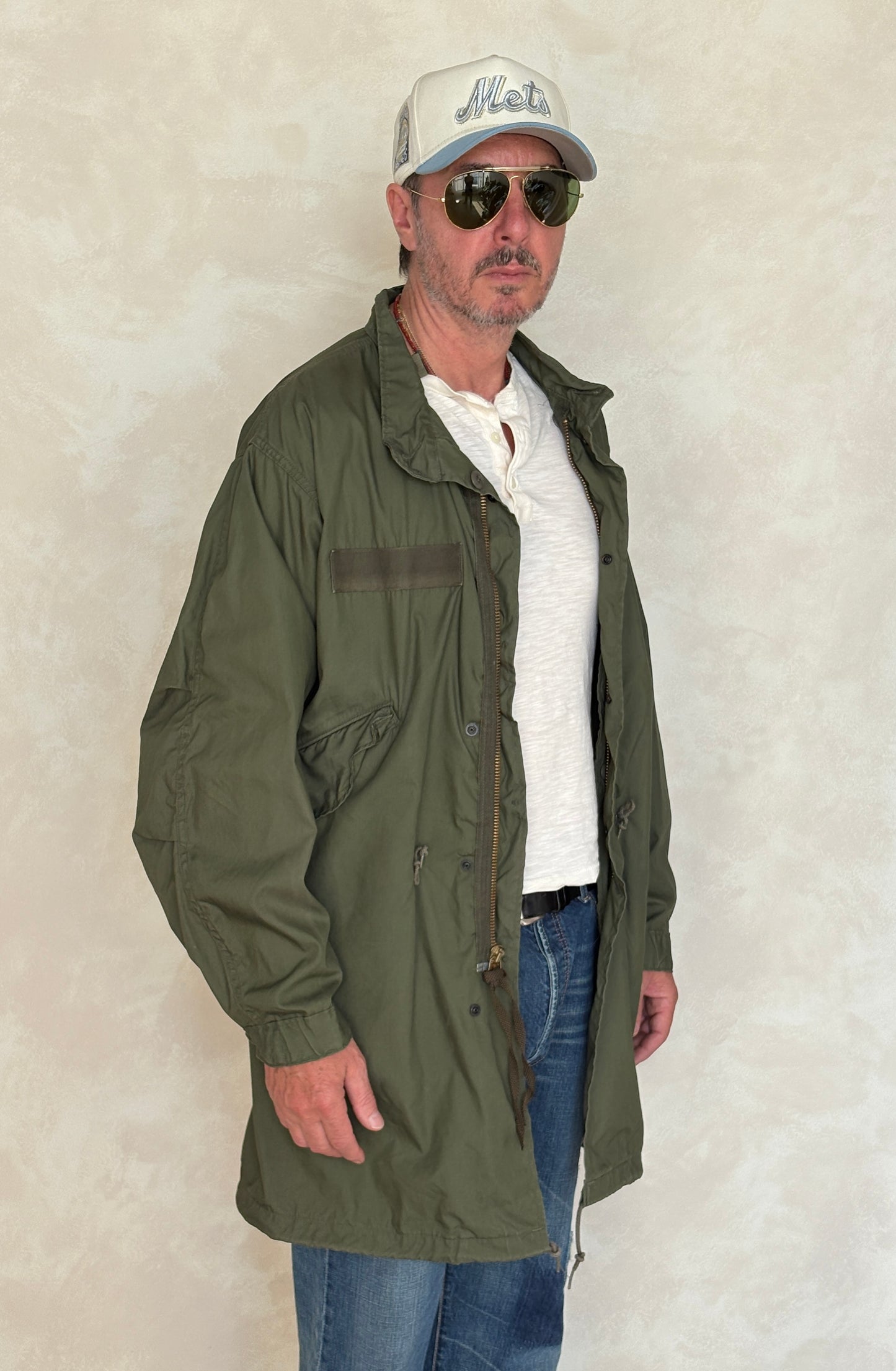 X Small . Authentic 1983 US Army M-65 fish tail parka  – OG-107 – Vintage Military Issue
