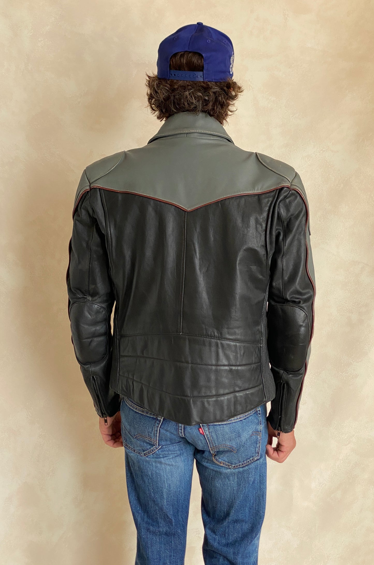 Vintage Spartan by Rocky Leather Motorcycle Jacket - Cafe Racer, Size 44 US (54 EU)